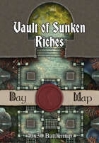 40x30 Battlemap - Vault of Sunken Riches