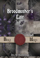 40x30 Battlemap - Broodmother’s Lair