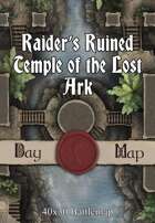 40x30 Battlemap - Raider’s Ruined Temple of the Lost Ark