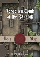 40x30 Battlemap - Forgotten Tomb of the Rakshik