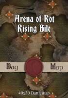 40x30 Battlemap - Arena of Rot Rising Bile