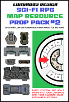 Sci-fi RPG Map Prop Pack #2