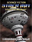 Sci-fi Stock Art Space Station #2