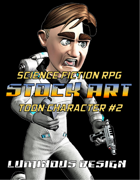 Sci-Fi Stock Art Toon Character #2