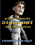 Sci-Fi Stock Art Toon Character #3