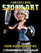 Fantasy RPG Stock Art Toon Character #2