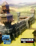 Huge Citadel Walls and Towers