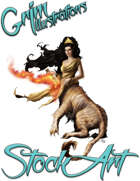 Basic Fantasy Stock Art - Feline Lamia