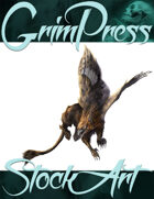 Basic Fantasy Stock Art - Griffin #3