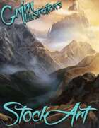 Standard Fantasy Stock Art - Mountain Scenes (Backgrounds)