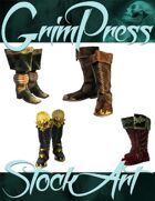 Magical Items Stock Art - Boot Pack #1