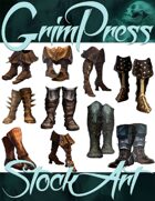 Magical Items Stock Art - Boot Pack #3