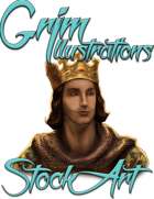 Basic Fantasy Stock Art - King #1 (human portrait)