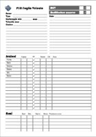 Potenza di 10 (P10) - Foglio per veicoli