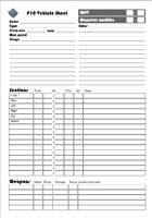 Power of 10 (P10) - Vehicle sheet