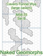 Cavern-Tunnel Wye (large cavern) Set B (M58-75B)