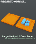 3D Printable Large Single Helipad / Drop Zone