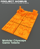 3D Printable Modular Cityscape Game Tokens