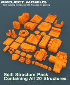 3D Printable Scifi Structure Pack