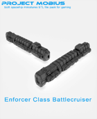 3D Printable Enforcer Class Battlecruiser - The Thor