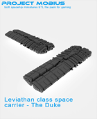 3D Printable Leviathan Class Space Carrier - The Duke
