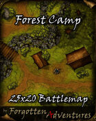 Forest Camp 25x20 Battlemap