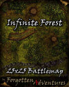 Infinite Forest 25x25 Battlemap