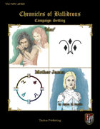 Chronicles of Ballidrous - NPCs - Mar and Mother Janus