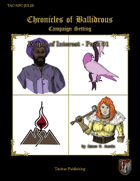 Chronicles of Ballidrous - People of Interest - Pack 01