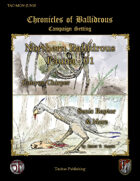 Chronicles of Ballidrous - Northern Ballidrous Fauna - 01
