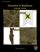 Chronicles of Ballidrous - Town Maps – Evenfrost & Mock-Den