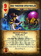 See-through Spectacles - Custom Card