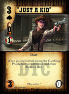 "just A Kid" - Custom Card