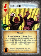 Barrier - Custom Card