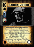 Hangin' Judge - Custom Card