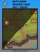 Battlemap Seaside Camp Day/Night