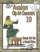 Avalon Clip Art Characters, Bard 2