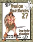 Avalon Clip Art Characters, Barbarian