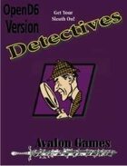 Detectives Investigation Sourcebook, Open D6 Version