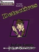 Detectives Investigation Sourcebook, Pathfinder Version