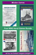 BUNDLE: 4 Solitaire WW2 Naval Games