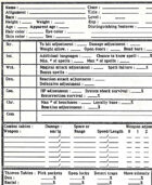 AD&D Character Sheet For Use with Unearthed Arcana