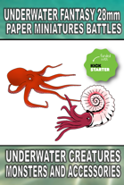underwater fantasy rpg creatures and monsters