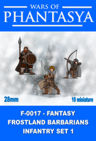F-0017 - Fantasy Frostland Barbarians Infantry Set 1