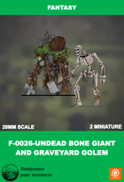 F-0026 - undead Bone Giant And Graveyard Golem