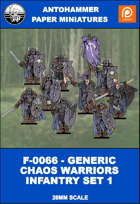 F-0066 - GENERIC CHAOS WARRIORS INFANTRY SET 1