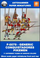 F-0079 - GENERIC CONQUISTADORES PIKEMEN