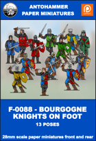 F-0088 - BOURGOGNE KNIGHTS ON FOOT