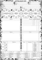MYTHLANDS RPG Suplement - Karty Postaci