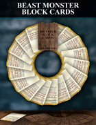 5e SRD Beast Block Cards